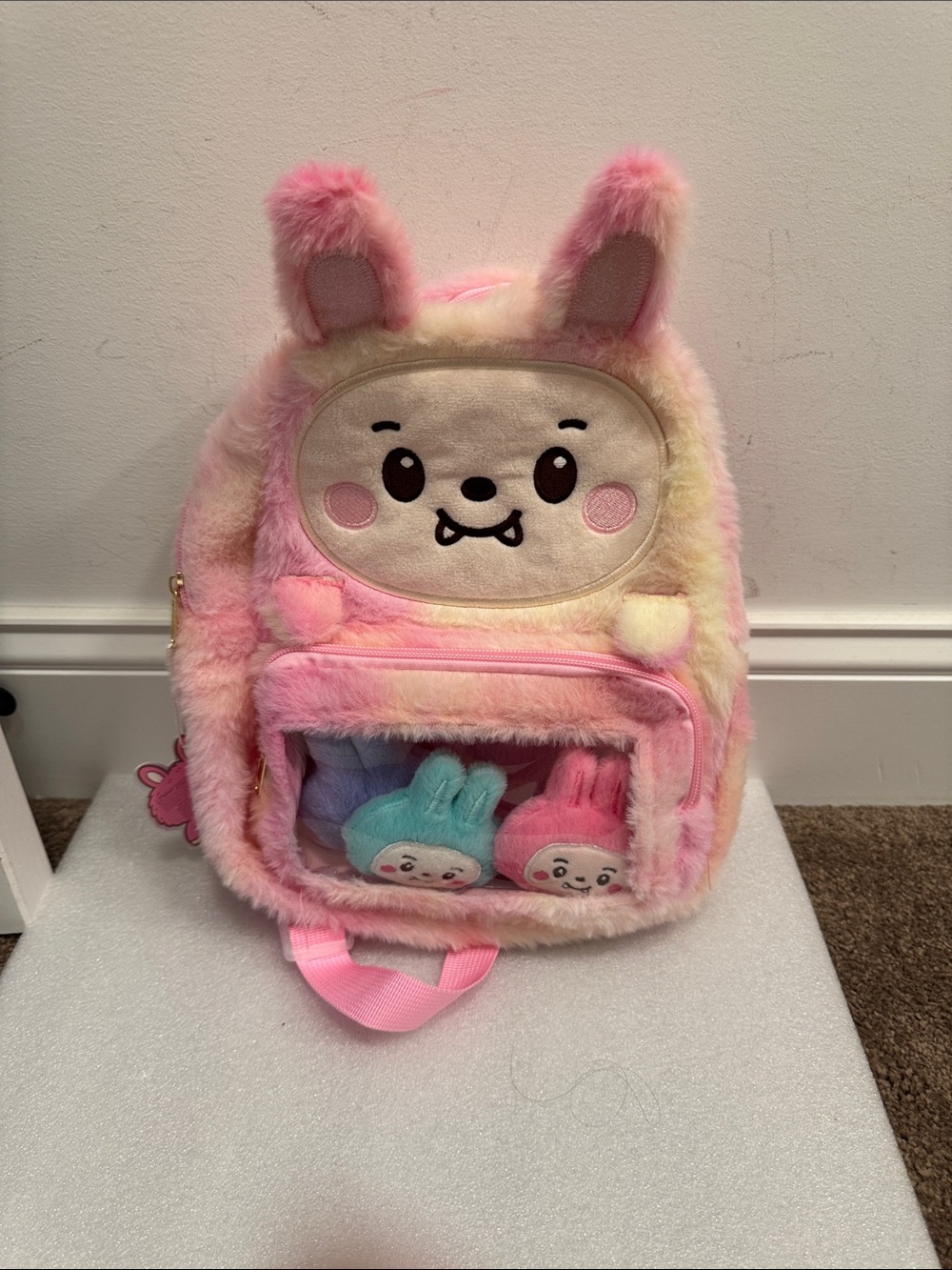 The monsters Danbar plush backpack with stuffies NWT